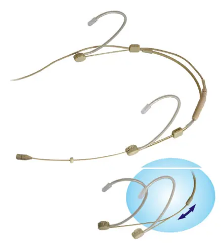 ARS HS790 Omni hodebøyle, hudfarget Justerbar, uten kabel, lett og robust
