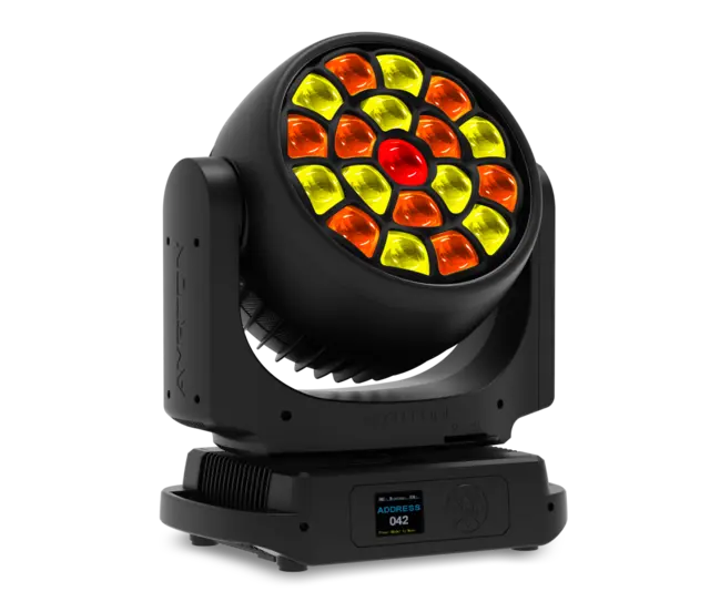 Ayrton ARGO 6 Wash CRI = 86 23 Kg, 19x40W, 4° - 56°, 13' Lumen, IP65 