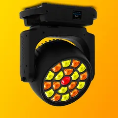 Ayrton ARGO 6 Wash CRI = 86 23 Kg, 19x40W, 4° - 56°, 13' Lumen, IP65