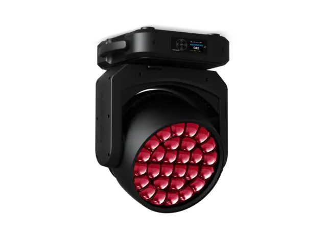 Ayrton Nando 1202 Wash IP65 - CRI>86 27,6kg, 28×50W, 3,5°–53°, RGBL 