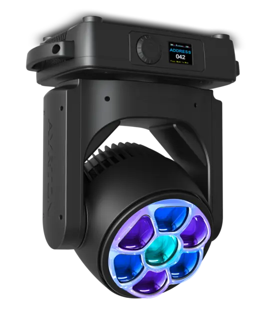 Ayrton ZONDA 3 FX Wash CRI=86 Liquid Eff 11 Kg, 7x40w, 4 - 56° Zoom, 5.200 Lumen 