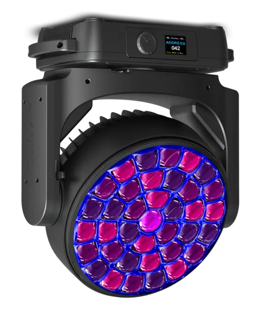 Ayrton ZONDA 9 FX Wash CRI=86 Liquid Eff 29 Kg, 37x40w, 4 - 56° Zoom, 25' Lumen 