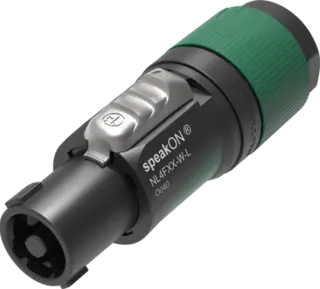 Neutrik NL4FXX-W-L Speakon plugg 4P Skru 10-16mm Hun