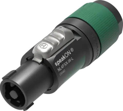 Neutrik speakON NL4FXX-W kabelplugg 4-polet hun, skrueterminaler