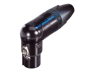 Neutrik NC3FRX-BAG VINKLET XLR 3-pin Female Black
