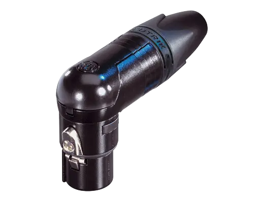Neutrik NC3FRX-BAG VINKLET XLR 3-pin Female Black 
