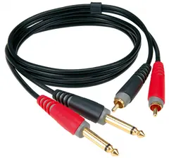Klotz 2xjack mono-2xphono 1 m