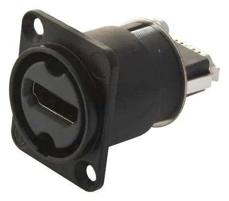Neutrik HDMI adapter sort 