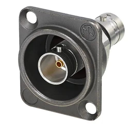 Neutrik UHD BNC D-size Feedthrough 75ohm Isoloated 