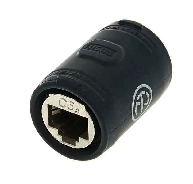 Neutrik EtherCON RJ45 Cat6A feedthrough coupler IP65 
