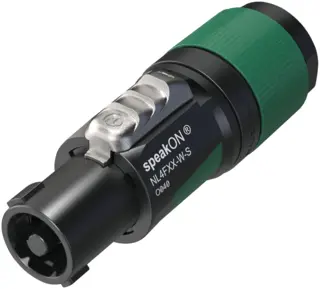 Neutrik NL4FXX-W-S Speakon plugg 4P Skru 6-12mm Hun