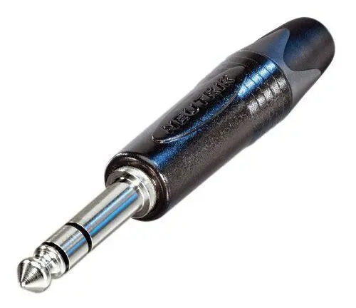 Neutrik Jack Stereo, Sort 