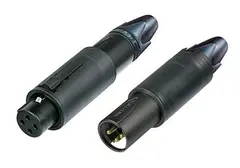 Neutrik NC3FM-C-B convertCON XLR plugg 3P Unisex Sort