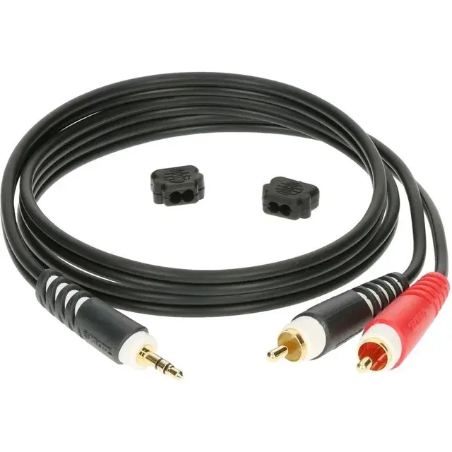 Klotz Y-kabel, St.minijack - 2xPhono 3 meter 