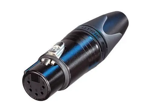 Neutrik NC5FXX-BAG XLR plugg 5P Hun Sort 
