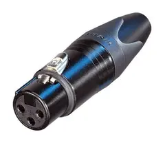 Neutrik NC3FXX-BAG XLR 3-pin Female, Black