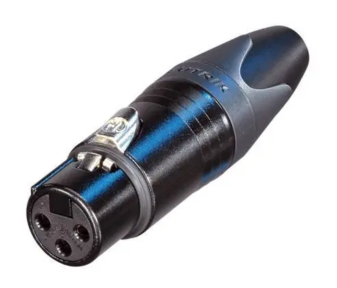 Neutrik NC3FXX-BAG XLR 3-pin Female, Black 
