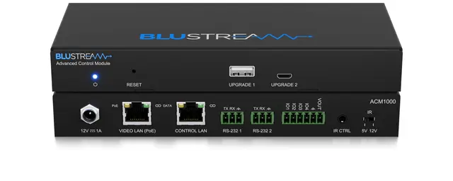 Blustream ACM1000 Control Module TCP/IP, RS-232 and IR, IP2xx/IP3xx 