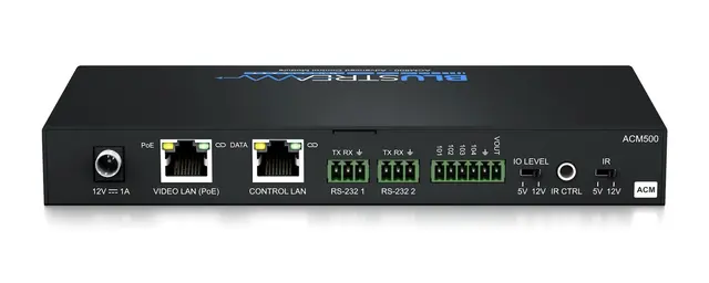 Blustream ACM500 Multicast Module IR control of  SDVoE Multicast Web-GUI 