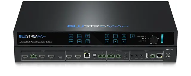 Blustream AMF42AU Presentation Switch Presentation Switcher 3 x HDMI 1 x USB-C 