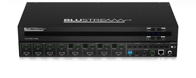 Blustream CMX44CS-V2 Contractor 4x4 4K 18Gbps HDMI 2.0 Matrix 
