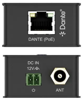 Blustream DA11BT Bluetooth til Dante Bluetooth 6.1, aptX Lossless, AES67, PoE 