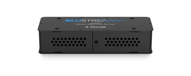 Blustream DA22OPT Optical to Dante 2ch Optical S/PDIF Audio to Dante 