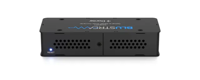 Blustream DA22OPT Optical to Dante 2ch Optical S/PDIF Audio to Dante 