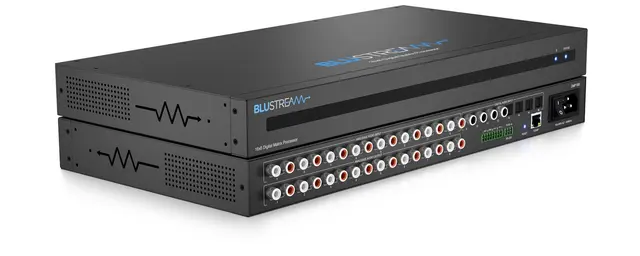 Blustream DMP168 16x8 Audio Matrix 8 Analog, 4 Optical, 4 Coax, DSP 