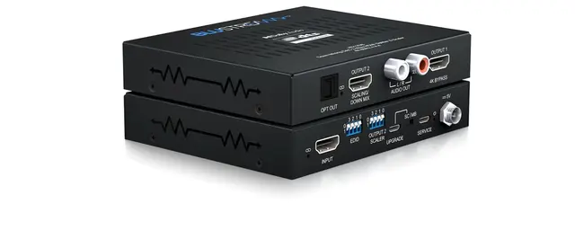 Blustream HD12DB Down Mixing DAC Down Mixing 2-Way HDMI Splitter & Scaler 