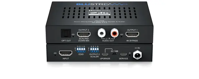 Blustream HD12DB Down Mixing DAC Down Mixing 2-Way HDMI Splitter & Scaler 
