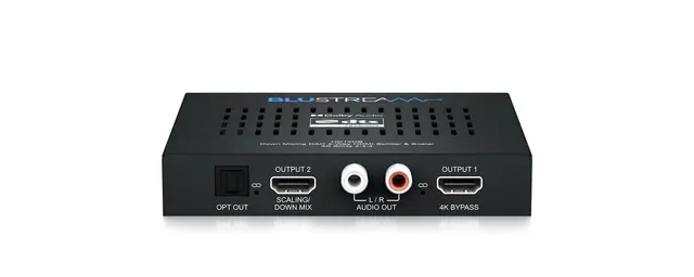 Blustream HD12DB Down Mixing DAC Down Mixing 2-Way HDMI Splitter & Scaler 