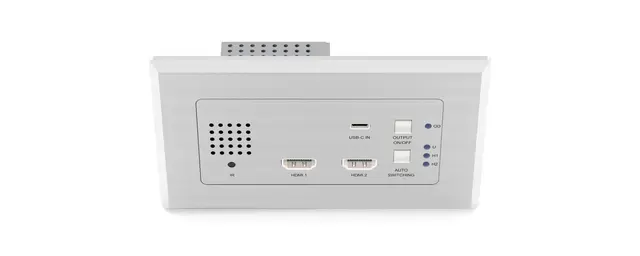 Blustream HEX31WP-TX Wall Plate Tx 2 x HDMI & 1 x USB-C HDBaseT Transmitter 