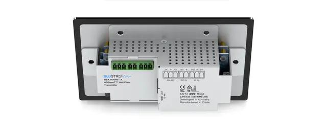 Blustream HEX31WPB-TX Wall Plate Tx 2 x HDMI & 1 x USB-C HDBaseT Transmitter 