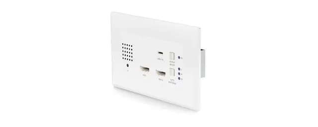 Blustream HEX31WPW-TX Wall Plate 2 x HDMI & 1 x USB-C, HDBaseT™ Transmit 