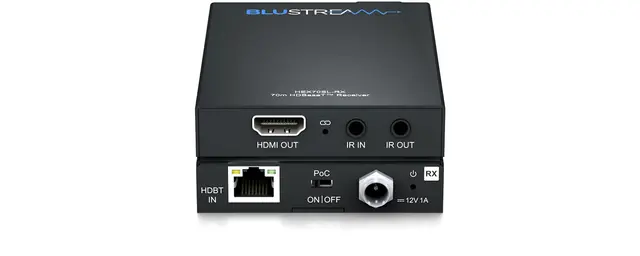Blustream HEX70SL-RX HDBaseT Receiver Slimline HDBaseT™ Receiver - 70m 