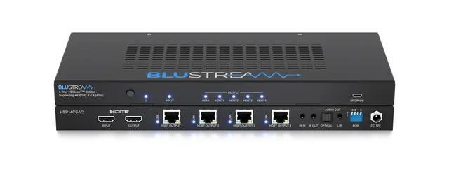 Blustream HSP14CS-V2 4-Way HDBaseT™ CSC Splitter - 4K 60Hz 
