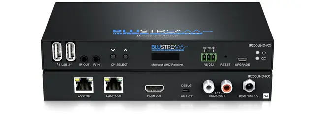Blustream IP200UHD-RX IP Multicast Rx IP Multicast UHD Video Receiver 