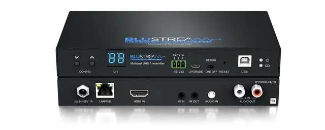 Blustream IP200UHD-TX IP Multicast Tx IP Multicast UHD Video Transmitter 