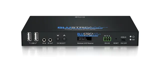 Blustream IP250UHD-RX IP Multicast Rx IP Multicast UHD Video Receiver 