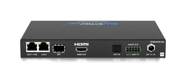 Blustream IP300UHD-RX Multicast UHD Rx IP Multicast UHD Video Receiver 