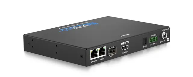 Blustream IP350UHD-RX Multicast UHD Rx Dante, IP Multicast UHD Video Receiver 