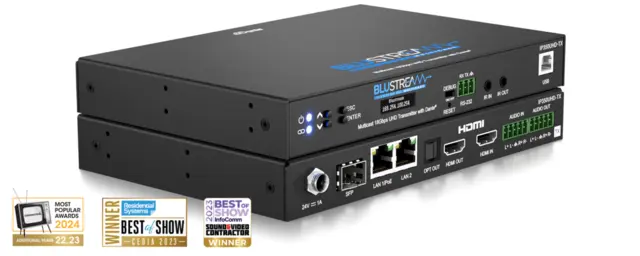 Blustream IP350UHD-TX Multicast UHD Tx Dante,IP Multicast UHD Video Transmitter 