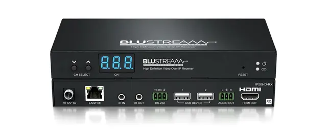 Blustream IP50HD-RX IP Multicast Rx Contractor Series HD Video Receiver 