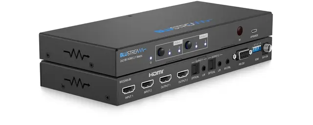 Blustream MX22AB-8K Matrix 2x2 8K HDMI 2.1 Matrix 