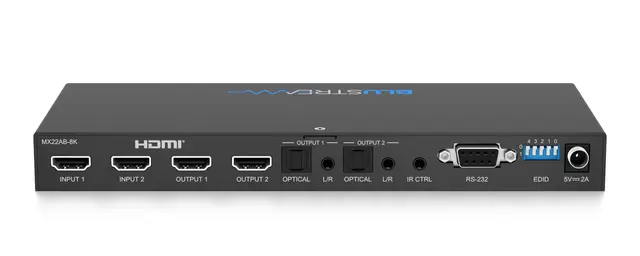Blustream MX22AB-8K Matrix 2x2 8K HDMI 2.1 Matrix 