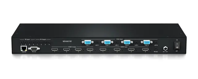 Blustream MX44VW HDMI / VGA Matrix 4x4 4K Seamless Switching 