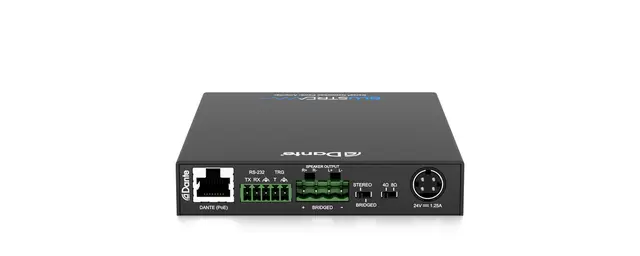 Blustream NPA20DA Amplifier with Dante PoE+, 2 x 10W @ 4 / 8 ohm 