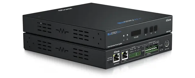 Blustream NPA70DA Amplifier with Dante Dante Networked Power Amplifier 