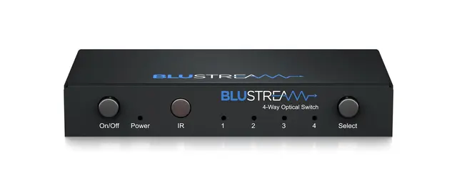 Blustream OPT41AU Optical Switch 4-Way Optical Switch 